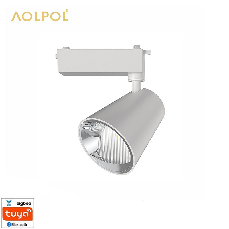 T915/T916/T917 High Quality LED Track Lights High Lumen Ra90 COB Spot Light 15W/25W/40W  Polarized 10°  zigbee/WIFI/tuya/Bluetooth