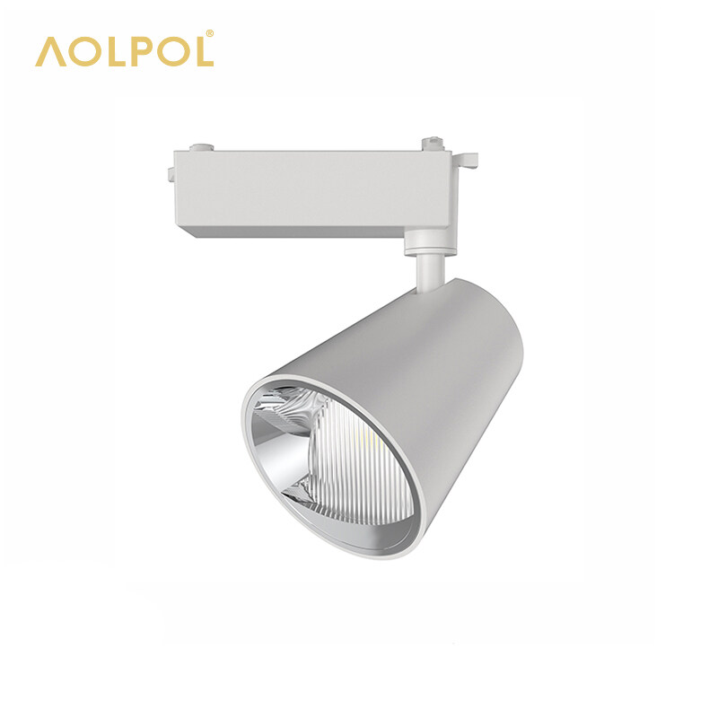 T915/T916/T917 High Quality LED Track Lights High Lumen Ra90 COB Spot Light 15W/25W/40W  Polarized 10°