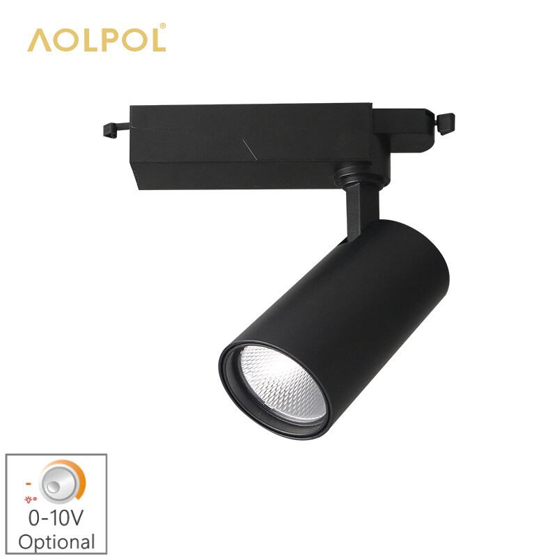 High Quality Led Track Lights High Lumen Ra80 COB Spot Light 15W 25W 30W 35W 40W Track Lighting 0-10V Optional