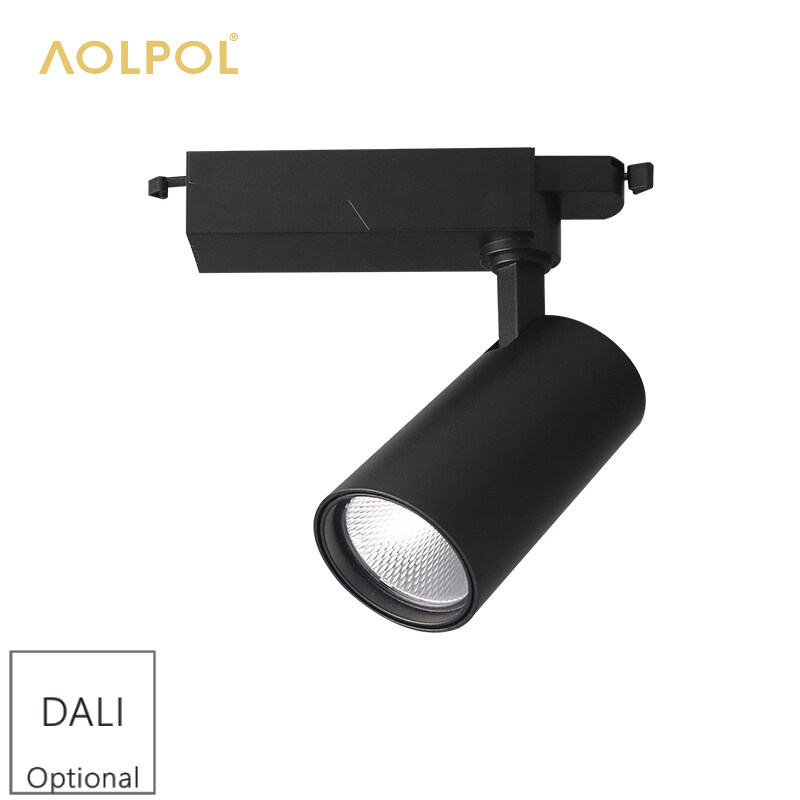 High Quality Led Track Lights High Lumen Ra80 COB Spot Light 15W 25W 30W 35W 40W Track Lighting DALI Dimmer