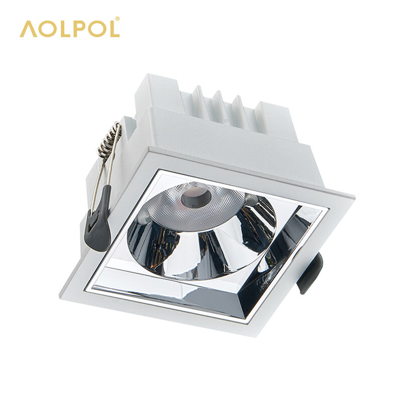 Square anti-glare spotlights CA-COB